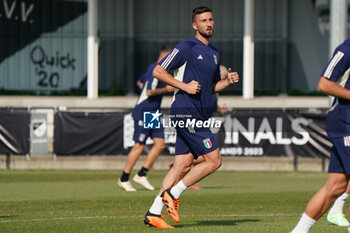 2023-06-17 - Bryan Cristante (Italy) - TRAINING SESSION FOR THE ITALIA TEAM - UEFA NATIONS LEAGUE - SOCCER