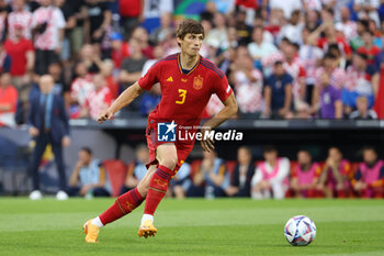 2023-06-18 - Robin Le Normand of Spain during the UEFA Nations League 2023, Final football match between Croatia and Spain on June 18, 2023 at Stadion Feijenoord 'De Kuip' in Rotterdam, Netherlands - FOOTBALL - UEFA NATIONS LEAGUE 2023 - FINAL - CROATIA V SPAIN - UEFA NATIONS LEAGUE - SOCCER