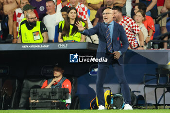 2023-06-18 - Coach of Spain Luis de la Fuente during the UEFA Nations League 2023, Final football match between Croatia and Spain on June 18, 2023 at Stadion Feijenoord 'De Kuip' in Rotterdam, Netherlands - FOOTBALL - UEFA NATIONS LEAGUE 2023 - FINAL - CROATIA V SPAIN - UEFA NATIONS LEAGUE - SOCCER