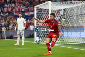 2023-06-18 - Aymeric Laporte of Spain during the UEFA Nations League 2023, Final football match between Croatia and Spain on June 18, 2023 at Stadion Feijenoord 'De Kuip' in Rotterdam, Netherlands - FOOTBALL - UEFA NATIONS LEAGUE 2023 - FINAL - CROATIA V SPAIN - UEFA NATIONS LEAGUE - SOCCER