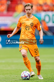 2023-06-18 - Frenkie de Jong of The Netherlands during the UEFA Nations League 2023, Third-place match between Netherlands and Italy on June 18, 2023 at De Grolsch Veste, FC Twente stadium in Enschede, Netherlands - FOOTBALL - UEFA NATIONS LEAGUE 2023 - 3RD PLACE - NETHERLANDS V ITALY - UEFA NATIONS LEAGUE - SOCCER