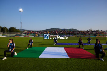 2023-09-26 - A general view prior the UEFA Womens Nations League match between Italy and Sweden at on September 26, 2023 in Castel di Sangro, Italy. ©Photo: Cinzia Camela. - ITALY WOMEN VS SWEDEN - UEFA NATIONS LEAGUE - SOCCER