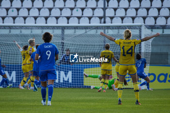 2023-09-26 - The Swedish goal of Johanna Rytting Kaneryd that decided the UEFA Womens Nations League match between Italy and Sweden at on September 26, 2023 in Castel di Sangro, Italy. ©Photo: Cinzia Camela. - ITALY WOMEN VS SWEDEN - UEFA NATIONS LEAGUE - SOCCER