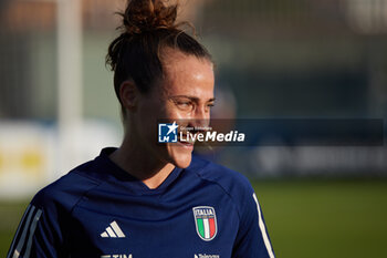 2023-09-26 - Aurora Galli of Italy during the warm-up of the UEFA Womens Nations League match between Italy and Sweden at on September 26, 2023 in Castel di Sangro, Italy. ©Photo: Cinzia Camela. - ITALY WOMEN VS SWEDEN - UEFA NATIONS LEAGUE - SOCCER