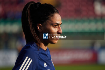 2023-09-26 - Martina Piemonte of Italy during the warm-up of the UEFA Womens Nations League match between Italy and Sweden at on September 26, 2023 in Castel di Sangro, Italy. ©Photo: Cinzia Camela. - ITALY WOMEN VS SWEDEN - UEFA NATIONS LEAGUE - SOCCER