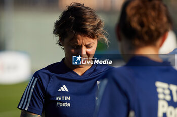 2023-09-26 - Valentina Giacinti of Italy during the warm-up of the UEFA Womens Nations League match between Italy and Sweden at on September 26, 2023 in Castel di Sangro, Italy. ©Photo: Cinzia Camela. - ITALY WOMEN VS SWEDEN - UEFA NATIONS LEAGUE - SOCCER
