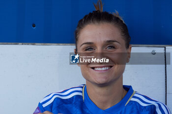 2023-09-26 - Cristiana Girelli before the UEFA Womens Nations League match between Italy and Sweden at on September 26, 2023 in Castel di Sangro, Italy. ©Photo: Cinzia Camela. - ITALY WOMEN VS SWEDEN - UEFA NATIONS LEAGUE - SOCCER