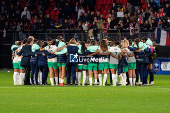 2023-08-02 - The players of Portugal after the 2023 UEFA Women’s Nations League, League A - Group A2 football match between France and Portugal on 22 September 2023 at Stade du Hainaut - Valenciennes, France - FOOTBALL - WOMEN'S NATIONS LEAGUE 2023 - FRANCE V PORTUGAL - UEFA NATIONS LEAGUE - SOCCER