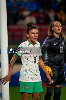2023-08-02 - Ana Borges of Portugal reacts during the 2023 UEFA Women’s Nations League, League A - Group A2 football match between France and Portugal on 22 September 2023 at Stade du Hainaut - Valenciennes, France - FOOTBALL - WOMEN'S NATIONS LEAGUE 2023 - FRANCE V PORTUGAL - UEFA NATIONS LEAGUE - SOCCER