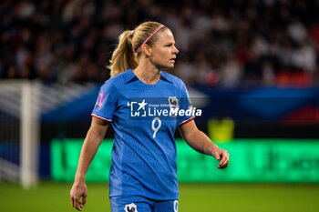 2023-08-02 - Eugenie Le Sommer of France during the 2023 UEFA Women’s Nations League, League A - Group A2 football match between France and Portugal on 22 September 2023 at Stade du Hainaut - Valenciennes, France - FOOTBALL - WOMEN'S NATIONS LEAGUE 2023 - FRANCE V PORTUGAL - UEFA NATIONS LEAGUE - SOCCER