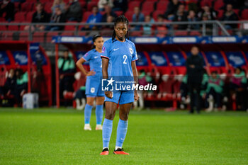 2023-08-02 - Oriane Jean Francois of France during the 2023 UEFA Women’s Nations League, League A - Group A2 football match between France and Portugal on 22 September 2023 at Stade du Hainaut - Valenciennes, France - FOOTBALL - WOMEN'S NATIONS LEAGUE 2023 - FRANCE V PORTUGAL - UEFA NATIONS LEAGUE - SOCCER