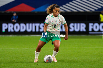 2023-08-02 - Andreia Jacinto of Portugal controls the ball during the 2023 UEFA Women’s Nations League, League A - Group A2 football match between France and Portugal on 22 September 2023 at Stade du Hainaut - Valenciennes, France - FOOTBALL - WOMEN'S NATIONS LEAGUE 2023 - FRANCE V PORTUGAL - UEFA NATIONS LEAGUE - SOCCER