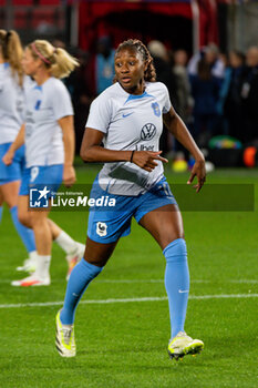 2023-08-02 - Kadidiatou Diani of France warms up ahead of the 2023 UEFA Women’s Nations League, League A - Group A2 football match between France and Portugal on 22 September 2023 at Stade du Hainaut - Valenciennes, France - FOOTBALL - WOMEN'S NATIONS LEAGUE 2023 - FRANCE V PORTUGAL - UEFA NATIONS LEAGUE - SOCCER