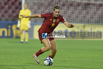 2023-10-27 - Mariona Caldentey of Spain in action during Soccer - Uefa Nations League between Women - Italy vs Spain at Arechi Stadium - WOMEN - ITALY VS SPAIN - UEFA NATIONS LEAGUE - SOCCER