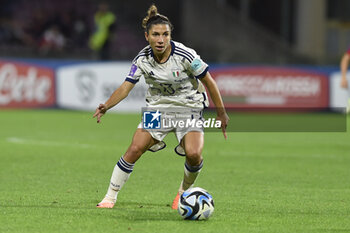 2023-10-27 - Elina Bartoli of mItaly in action during Soccer - Uefa Nations League between Women - Italy vs Spain at Arechi Stadium - WOMEN - ITALY VS SPAIN - UEFA NATIONS LEAGUE - SOCCER