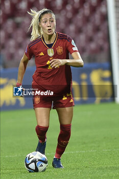 2023-10-27 - Laia Aleixandri of Spain in action during Soccer - Uefa Nations League between Women - Italy vs Spain at Arechi Stadium - WOMEN - ITALY VS SPAIN - UEFA NATIONS LEAGUE - SOCCER