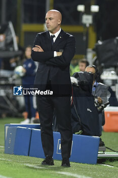 2023-10-27 - Andrea Sottil Head Coach of Italy during Soccer - Uefa Nations League between Women - Italy vs Spain at Arechi Stadium - WOMEN - ITALY VS SPAIN - UEFA NATIONS LEAGUE - SOCCER