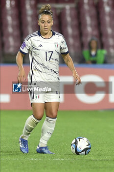 2023-10-27 - Lisa Boattin of Italy in action during Soccer - Uefa Nations League between Women - Italy vs Spain at Arechi Stadium - WOMEN - ITALY VS SPAIN - UEFA NATIONS LEAGUE - SOCCER