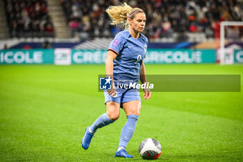 2023-10-31 - Eugenie LE SOMMER of France during the UEFA Women's Nations League, League A Group A2 football match between France and Norway on October 31, 2023 at Auguste Delaune stadium in Reims, France - FOOTBALL - WOMEN'S NATIONS LEAGUE - FRANCE V NORWAY - UEFA NATIONS LEAGUE - SOCCER