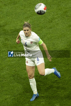 2023-10-31 - Maren Mjelde of Norway during the UEFA Women's Nations League, League A Group A2 football match between France and Norway on October 31, 2023 at Stade Auguste Delaune in Reims, France - FOOTBALL - WOMEN'S NATIONS LEAGUE - FRANCE V NORWAY - UEFA NATIONS LEAGUE - SOCCER