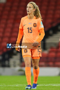 2023-10-31 - Katja Snoeijs of Netherlands during the UEFA Women's Nations League, League A Group A1, football match between Scotland and Netherlands on 31 October 2023 at Hampden Park in Glasgow, Scotland - FOOTBALL - WOMEN'S NATIONS LEAGUE - SCOTLAND V NETHERLANDS - UEFA NATIONS LEAGUE - SOCCER