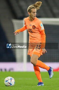 2023-10-31 - Merel van Dongen of Netherlands during the UEFA Women's Nations League, League A Group A1, football match between Scotland and Netherlands on 31 October 2023 at Hampden Park in Glasgow, Scotland - FOOTBALL - WOMEN'S NATIONS LEAGUE - SCOTLAND V NETHERLANDS - UEFA NATIONS LEAGUE - SOCCER