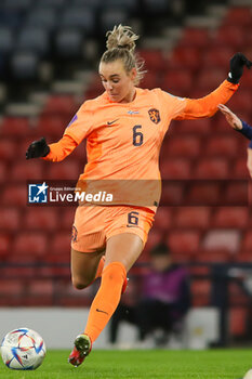 2023-10-31 - Jill Roord of Netherlands during the UEFA Women's Nations League, League A Group A1, football match between Scotland and Netherlands on 31 October 2023 at Hampden Park in Glasgow, Scotland - FOOTBALL - WOMEN'S NATIONS LEAGUE - SCOTLAND V NETHERLANDS - UEFA NATIONS LEAGUE - SOCCER