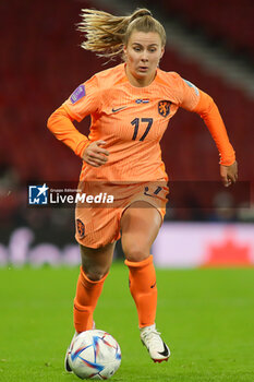 2023-10-31 - Victoria Pelova of Netherlands during the UEFA Women's Nations League, League A Group A1, football match between Scotland and Netherlands on 31 October 2023 at Hampden Park in Glasgow, Scotland - FOOTBALL - WOMEN'S NATIONS LEAGUE - SCOTLAND V NETHERLANDS - UEFA NATIONS LEAGUE - SOCCER