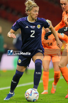 2023-10-31 - Nicola Docherty of Scotland during the UEFA Women's Nations League, League A Group A1, football match between Scotland and Netherlands on 31 October 2023 at Hampden Park in Glasgow, Scotland - FOOTBALL - WOMEN'S NATIONS LEAGUE - SCOTLAND V NETHERLANDS - UEFA NATIONS LEAGUE - SOCCER
