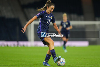 2023-10-31 - Lisa Evans of Scotland during the UEFA Women's Nations League, League A Group A1, football match between Scotland and Netherlands on 31 October 2023 at Hampden Park in Glasgow, Scotland - FOOTBALL - WOMEN'S NATIONS LEAGUE - SCOTLAND V NETHERLANDS - UEFA NATIONS LEAGUE - SOCCER