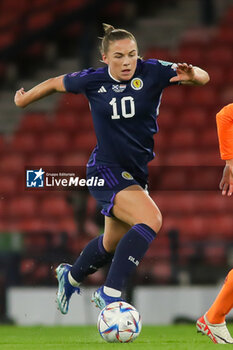 2023-10-31 - Kirsty Hanson of Scotland during the UEFA Women's Nations League, League A Group A1, football match between Scotland and Netherlands on 31 October 2023 at Hampden Park in Glasgow, Scotland - FOOTBALL - WOMEN'S NATIONS LEAGUE - SCOTLAND V NETHERLANDS - UEFA NATIONS LEAGUE - SOCCER