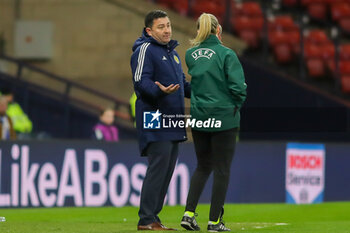 2023-10-31 - Scotland National Team Manager, Pedro Martinez Losa during the UEFA Women's Nations League, League A Group A1, football match between Scotland and Netherlands on 31 October 2023 at Hampden Park in Glasgow, Scotland - FOOTBALL - WOMEN'S NATIONS LEAGUE - SCOTLAND V NETHERLANDS - UEFA NATIONS LEAGUE - SOCCER