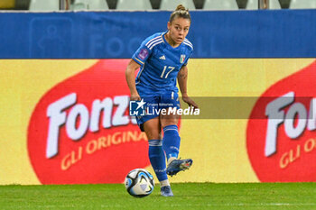 2023-12-05 - Lisa Boattin of Italia in action during Women Nation League match between Italia and Swittzerland at Stadio Ennio Tardini, Parma - WOMEN - ITALY VS SWITZERLAND - UEFA NATIONS LEAGUE - SOCCER