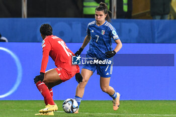 2023-12-05 - Sofia Cantore of Italia in action during Women Nation League match between Italia and Swittzerland at Stadio Ennio Tardini, Parma - WOMEN - ITALY VS SWITZERLAND - UEFA NATIONS LEAGUE - SOCCER