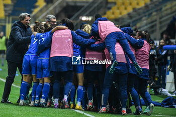 2023-12-05 - Italia celebrates goal to make the score 2-0 during Women Nation League match between Italia and Swittzerland at Stadio Ennio Tardini, Parma - WOMEN - ITALY VS SWITZERLAND - UEFA NATIONS LEAGUE - SOCCER