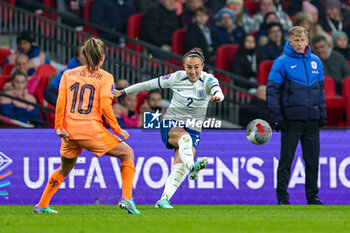 2023-12-01 - Lucy Bronze (2) of England during the UEFA Women's Nations League, Group A football match between England and Netherlands on 1 December 2023 at Wembley Stadium in London, England - FOOTBALL - WOMEN'S NATIONS LEAGUE - ENGLAND V NETHERLANDS - UEFA NATIONS LEAGUE - SOCCER