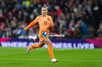 2023-12-01 - Victoria Pelova (17) of Netherlands during the UEFA Women's Nations League, Group A football match between England and Netherlands on 1 December 2023 at Wembley Stadium in London, England - FOOTBALL - WOMEN'S NATIONS LEAGUE - ENGLAND V NETHERLANDS - UEFA NATIONS LEAGUE - SOCCER