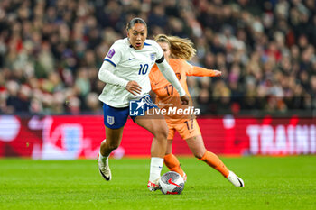 2023-12-01 - Lauren James (10) of England during the UEFA Women's Nations League, Group A football match between England and Netherlands on 1 December 2023 at Wembley Stadium in London, England - FOOTBALL - WOMEN'S NATIONS LEAGUE - ENGLAND V NETHERLANDS - UEFA NATIONS LEAGUE - SOCCER