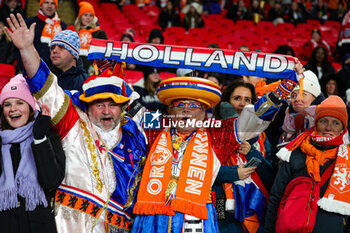 2023-12-01 - Netherlands fans during the UEFA Women's Nations League, Group A football match between England and Netherlands on 1 December 2023 at Wembley Stadium in London, England - FOOTBALL - WOMEN'S NATIONS LEAGUE - ENGLAND V NETHERLANDS - UEFA NATIONS LEAGUE - SOCCER