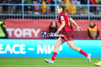 2023-12-05 - Mariona Caldentey of Spain celebrates a goal during the UEFA Women's Nations League, Group D football match between Spain and Sweden on December 5, 2023 at La Rosaleda stadium in Malaga, Spain - FOOTBALL - WOMEN'S NATIONS LEAGUE - SPAIN V SWEDEN - UEFA NATIONS LEAGUE - SOCCER