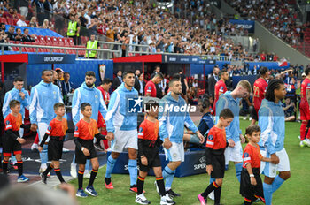 2023-08-16 - Manchester City before the UEFA Super Cup match between Manchester City and Sevilla FC at Georgios Karaiskakis Stadium on August 16, 2023, in Piraeus, Greece. - UEFA SUPER CUP MANCHESTER CITY VS SEVILLA FC - UEFA SUPER CUP - SOCCER