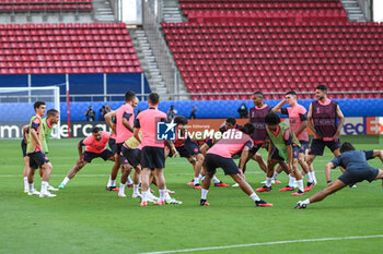 2023-08-15 - Manchester City during the team training session ahead of the UEFA Super Cup Final 2023 at Georgios Karaiskakis Stadium on August 15, 2023, in Piraeus, Greece. - MANCHESTER CITY TRAINING SESSION BEFORE THE UEFA SUPER CUP 2023 GAME - UEFA SUPER CUP - SOCCER