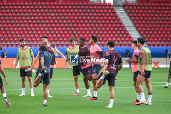 2023-08-15 - Manchester City during the team training session ahead of the UEFA Super Cup Final 2023 at Georgios Karaiskakis Stadium on August 15, 2023, in Piraeus, Greece. - MANCHESTER CITY TRAINING SESSION BEFORE THE UEFA SUPER CUP 2023 GAME - UEFA SUPER CUP - SOCCER