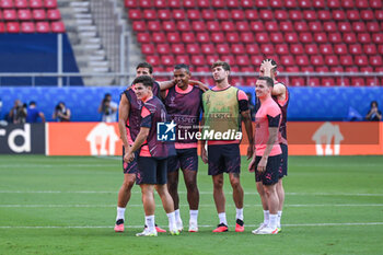 15/08/2023 - Manchester City during the team training session ahead of the UEFA Super Cup Final 2023 at Georgios Karaiskakis Stadium on August 15, 2023, in Piraeus, Greece. - MANCHESTER CITY TRAINING SESSION BEFORE THE UEFA SUPER CUP 2023 GAME - SUPERCOPPA EUROPEA - CALCIO