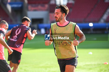 2023-08-15 - 10 JACK GREALISH of Manchester City during the team training session ahead of the UEFA Super Cup Final 2023 at Georgios Karaiskakis Stadium on August 15, 2023, in Piraeus, Greece. - MANCHESTER CITY TRAINING SESSION BEFORE THE UEFA SUPER CUP 2023 GAME - UEFA SUPER CUP - SOCCER