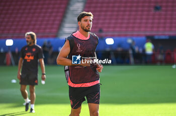 2023-08-15 - 3 RUBEN DIAS of Manchester City during the team training session ahead of the UEFA Super Cup Final 2023 at Georgios Karaiskakis Stadium on August 15, 2023, in Piraeus, Greece. - MANCHESTER CITY TRAINING SESSION BEFORE THE UEFA SUPER CUP 2023 GAME - UEFA SUPER CUP - SOCCER