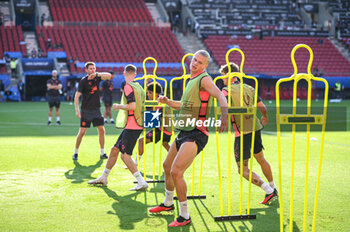 15/08/2023 - 9 ERLING HAALAND of Manchester City during the team training session ahead of the UEFA Super Cup Final 2023 at Georgios Karaiskakis Stadium on August 15, 2023, in Piraeus, Greece. - MANCHESTER CITY TRAINING SESSION BEFORE THE UEFA SUPER CUP 2023 GAME - SUPERCOPPA EUROPEA - CALCIO