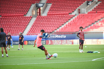 2023-08-15 - 47 PHIL FODEN of Manchester City during the team training session ahead of the UEFA Super Cup Final 2023 at Georgios Karaiskakis Stadium on August 15, 2023, in Piraeus, Greece. - MANCHESTER CITY TRAINING SESSION BEFORE THE UEFA SUPER CUP 2023 GAME - UEFA SUPER CUP - SOCCER