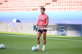 15/08/2023 - 10 JACK GREALISH of Manchester City during the team training session ahead of the UEFA Super Cup Final 2023 at Georgios Karaiskakis Stadium on August 15, 2023, in Piraeus, Greece. - MANCHESTER CITY TRAINING SESSION BEFORE THE UEFA SUPER CUP 2023 GAME - SUPERCOPPA EUROPEA - CALCIO