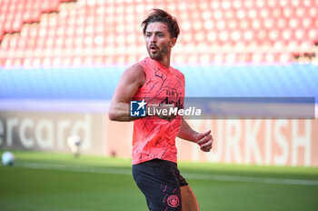 2023-08-15 - 10 JACK GREALISH of Manchester City during the team training session ahead of the UEFA Super Cup Final 2023 at Georgios Karaiskakis Stadium on August 15, 2023, in Piraeus, Greece. - MANCHESTER CITY TRAINING SESSION BEFORE THE UEFA SUPER CUP 2023 GAME - UEFA SUPER CUP - SOCCER